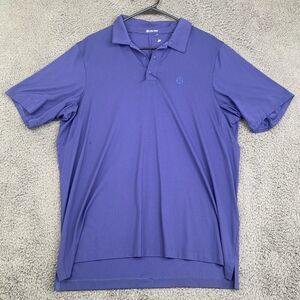 Lululemon Polo Shirt Blue Stretch Flaws See Measurements